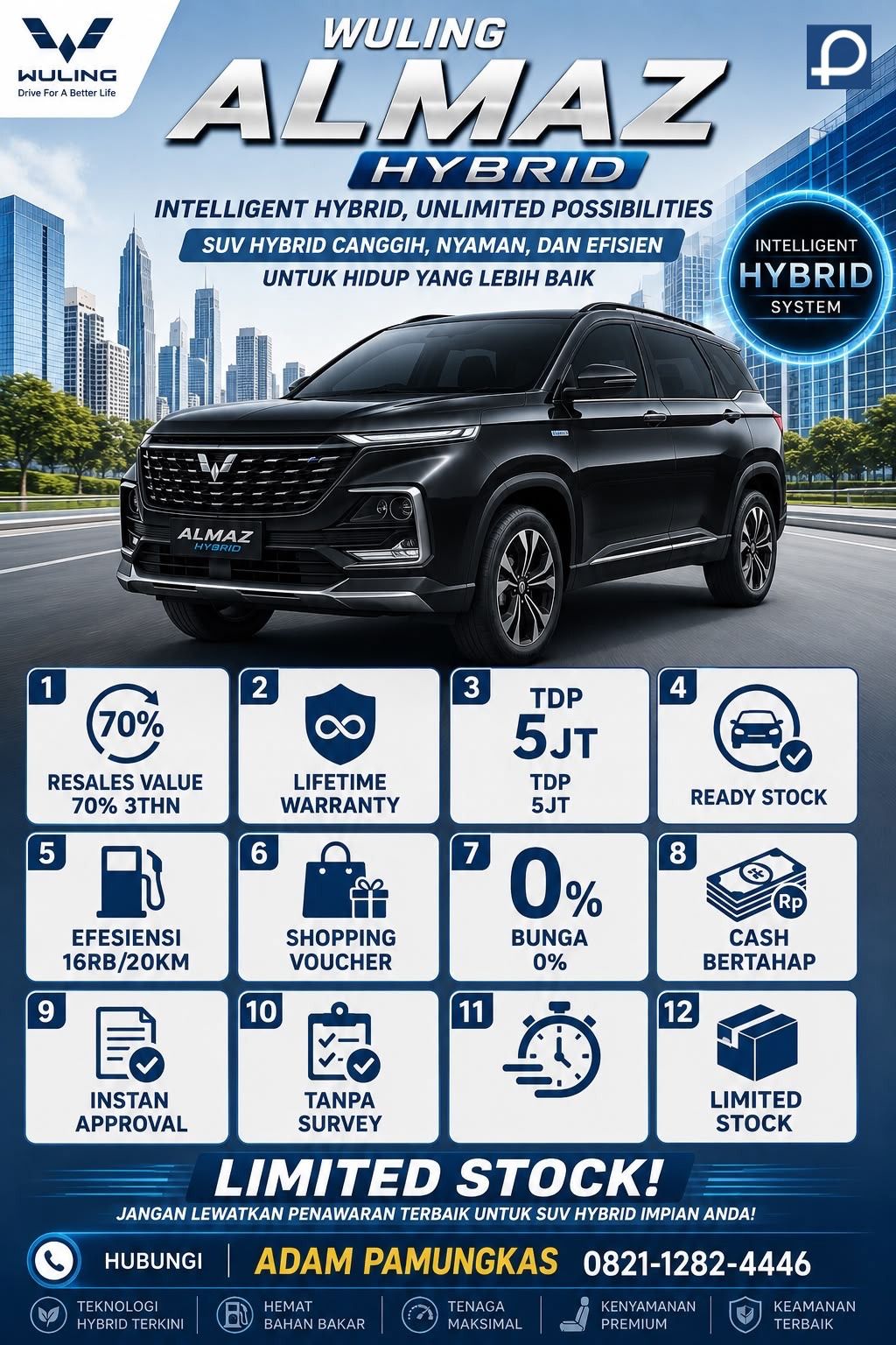 wuling almaz hybrid